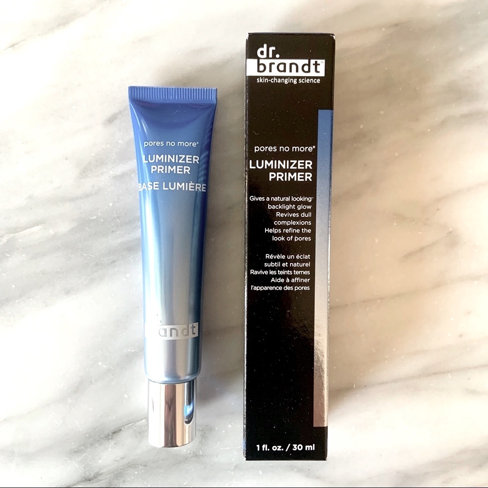 Dr. Brandt•NIB•Pores No More•Luminizer Primer•Full-Size Tube•One Blendable Shade